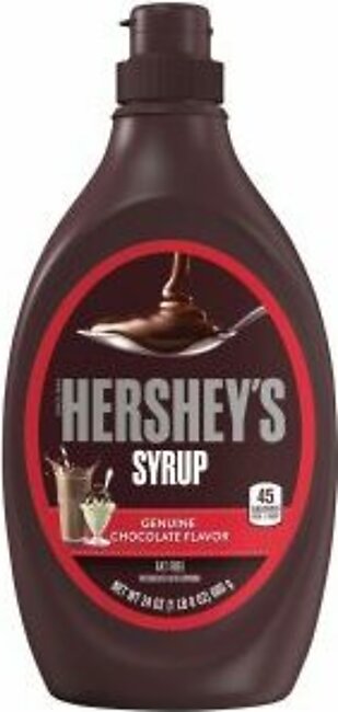 Syrup, Chocolate, Squeeze Bottle, 24 Oz Bottle