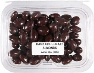 Almonds, Dark Chocolate-Covered, 12 Oz Package