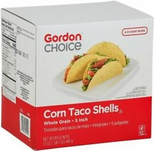 Taco Shells, Whole Grain Corn, 5 Inch, Shelf-Stable, 48 Ct Box