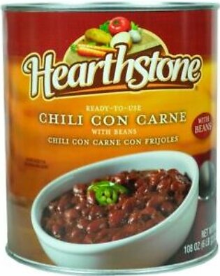 Chili, Con Carne with Beans, Ready-to-Serve, Canned, #10 Sz Can