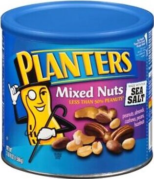 Nuts, Mixed, Salted, with Peanuts, 56 Oz Can