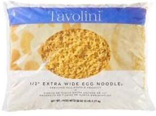Pasta, Egg Noodle, 0.5 Inch Extra Wide, 5 Lb Bag