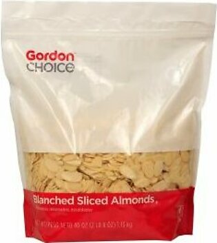 Almonds, Blanched, Sliced, Unsalted, 2.5 Lb Bag