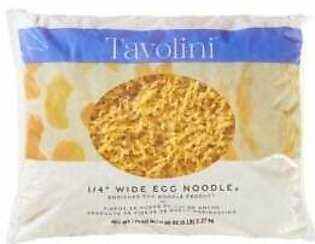 Pasta, Egg Noodle, 0.25 Inch Wide, 5 Lb Bag