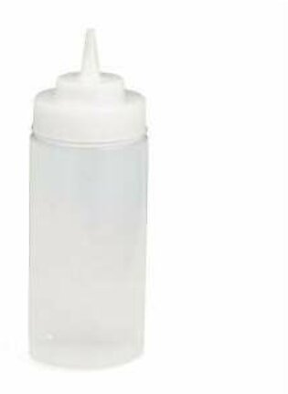 Bottles, Squeeze, Clear, Plastic, 8 Ounce, 6 Ct Package