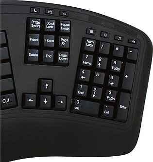 Adesso Tru-Form Media 1500 - Wireless Ergonomic Keyboard And Laser Mouse