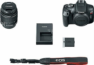 Canon Eos Rebel T7 24.1 Megapixel Digital Slr Camera With Lens - 0.71" - 2.17" (Lens 1), 2.95" - 11.81" (Lens 2)