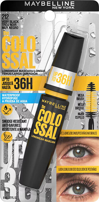 Maybelline Volum' Express The Colossal Longwear Waterproof Mascara