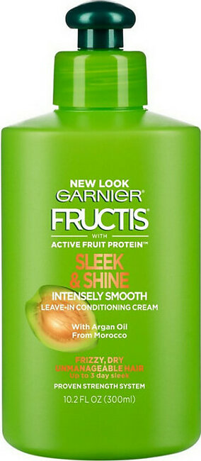 Garnier Fructis Sleek & Shine Intensely Smooth Leave-In Conditioning Cream 10.2 oz