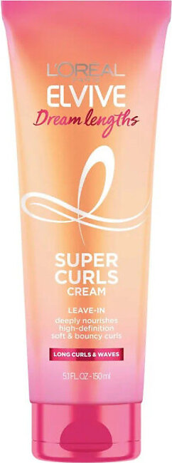 Loreal Elvive Dream Lengths Super Curls Cream Leave-In 5.1oz