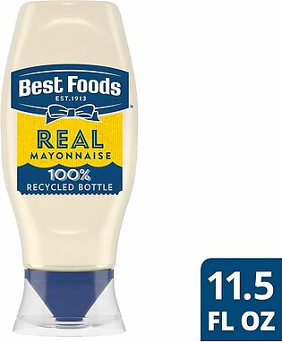 Best Foods Real Mayonnaise Squeeze Bottle, 11.5 ounce -- 12 per case