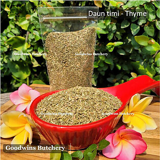 Herb spice 50g standing pouch ziplock THYME daun timi