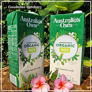 Milk Australia's own SOY MILK chilled 1 liter (organic, gluten-free) NEW PACKAGING