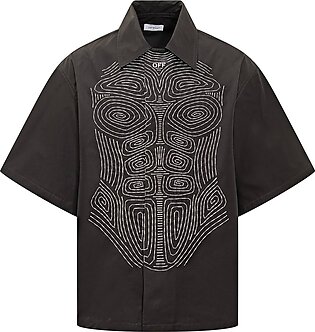 Body Stitch S/s Shirt In Black White