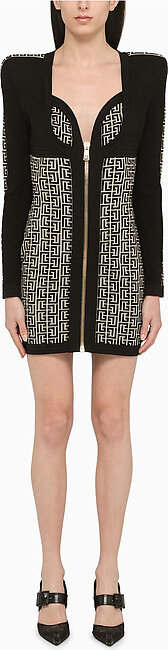 Knitted Sheath Dress In Multicolor