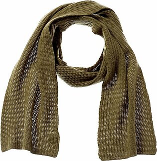 Racking Stitch Cashmere Scarf In Brown