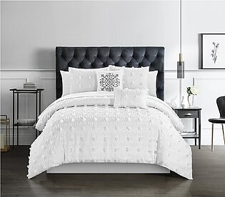 Athisa Comforter Set In White