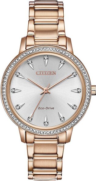 Women's Silhouette Crystal Eco- Drive Watch