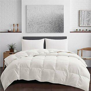 Lightweight Down & Fiber Comforter In White