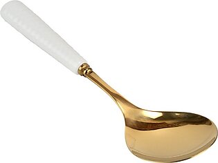 Serving Spoon With Ceramic Handle