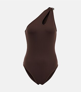 One-shoulder-badeanzug In Cocoa