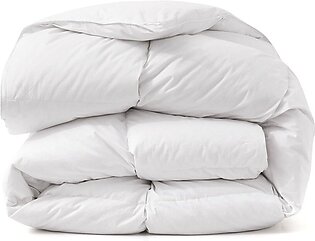 All Season Cotton Down And Feather Comforter - Whi