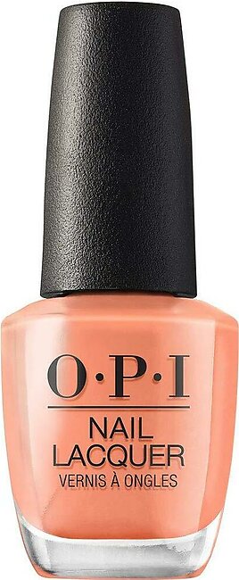 Opi Nail Lacquer, Freedom Of Peach, Orange Nail Polish, Washington Dc Collection,05 Fl Oz