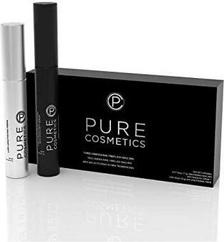 Pure Cosmetics Three-Dimensional Fiber Lash Mascara, 0.3 Ounce