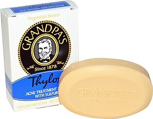 Grandpa's Thylox Acne Treatment Soap with Sulfur, 3.25 Oz
