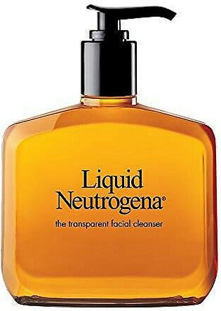 Neutrogena Liquid Fragrance-Free Gentle Facial Cleanser With Glycerin, Hypoallergenic & Oil-Free Mild Face Wash Unscented, 8 Fl Oz