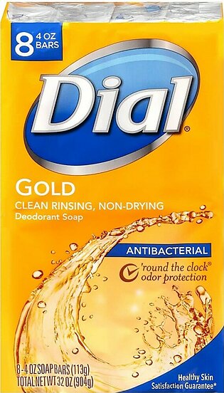 Dial Bar Soap gold 4 Ounce 8 count Anti-Bacterial