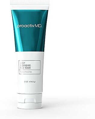 ProactivMD Exfoliating Face Wash - gentle and Hydrating Facial cleanser and Acne Treatment for Sensitive Skin, 6 Oz
