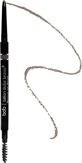Billion Dollar Brows On Point Waterproof Micro Eyebrow Pencil - Raven Black, Super-fine and Self-sharpening Tip for Natural, Blendable Lines