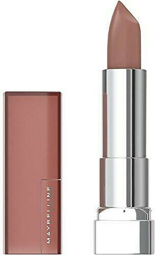 Maybelline Color Sensational Lipstick, Lip Makeup, Matte Finish, Hydrating Lipstick, Nude, Pink, Red, Plum Lip Color, Gone Griege, 0.15 Oz; (Packaging May Vary)