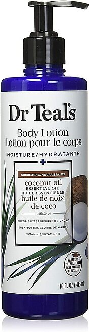 Dr. Teal's Body Lotion, Nourishing Coconut Oil, 16 Fl Oz