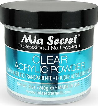 Mia Secret Clear Acrylic Powder (8oz)