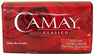 Camay Bath Soap, Original Classic Red, 5.89 Ounce