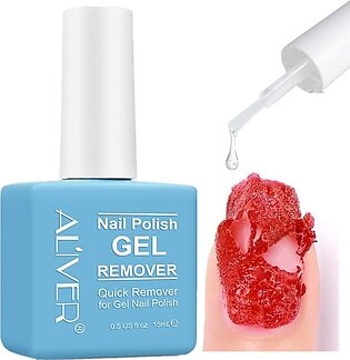gel Nail Polish Remover, Remover gel Polish in 3-6 minis, Remove Soak Off gel Polish Quickly, Safe, Non-Irritating (1Pcs)