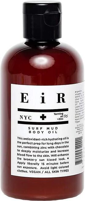 EiR NYC Surf Mud Body Tanning Oil with Zinc 8 oz / 236 ml