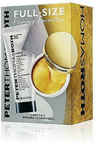 Peter Thomas Roth | Full-Size Firming Favorites 2-Piece Kit | Bestselling Peeling Gel For Face And Gold Eye Patches For Wrinkles, 2 Ct.