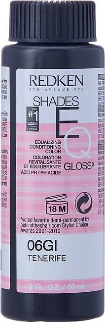 Redken Shades Eq Color Gloss Hair Color For Unisex Tenerife, 2 Fl Oz
