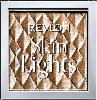 Highlighter Makeup by Revlon, Skin Lights Prismatic Powder Face Makeup, Natural Glow, Shimmer Finish, 201 Daybrak Glimmer, 0.28 Oz