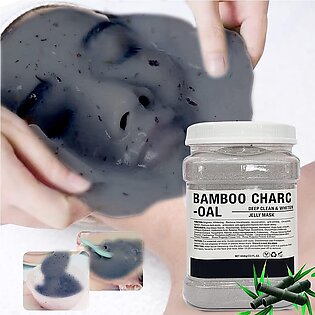 Jelly Mask Powder For Facials Skin Care, Natural Gel Face Masks, Professional Peel Off Jelly Mask, Moisturizing, Brightening Hydrating, Mask Powder For Wrinkles Acne 23 Fl Oz (Bamboo Charcoal)