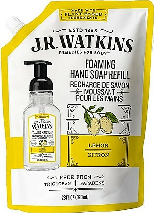 J.R. Watkins Liquid Foaming Hand Soap Lemon Refill, Pack of 1 - SET OF 3