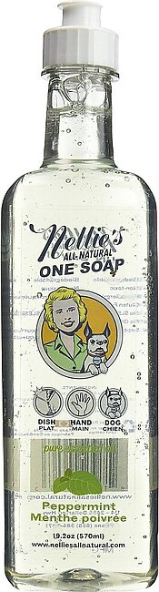 Nellie's All-Natural One Soap - 19.2 oz - Peppermint
