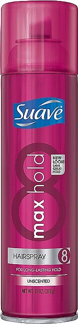 Suave Max Hold Hairspray, Unscented, 11 Oz