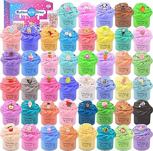 45 Pack Mini Butter Slime Kit, Scented Slime Party Favor Gifts, Diy Putty Slime Toys For Kids, Stress Relief Toy For Girls And Boys, Soft Non-Sticky