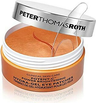 Peter Thomas Roth Potent-C Power Brightening Hydra-Gel Eye Patches With Vitamin C, Brightening Under-Eye Patches, 60 Ct