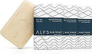 Oars + Alps Bar Soap, Skin Care, Hydrates With Shea Butter And Jojoba Oil, Vegan And Gluten Free, 3 Pack