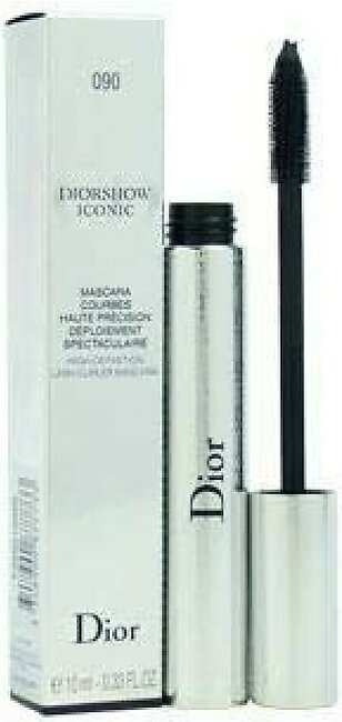 Diorshow Iconic High Definition Lash Curler Mascara 090 Black Mascara For Women 0.33 Oz